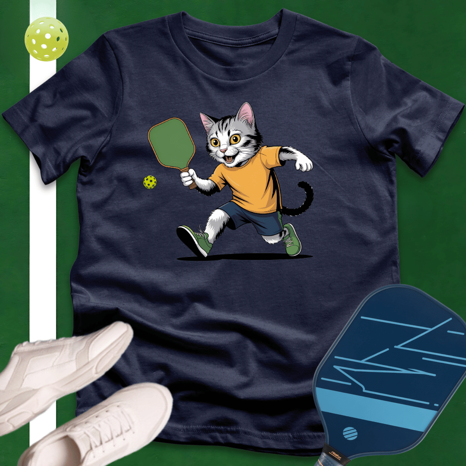 Pickleball Cat T-Shirt
