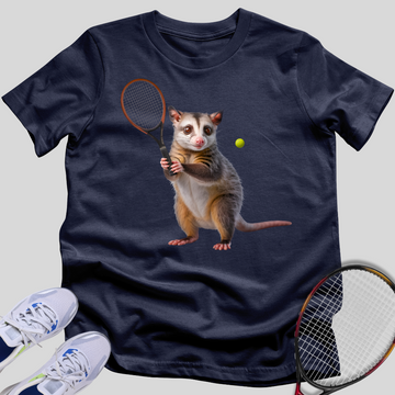 Brushtail Possum Tennis Player T-Shirt
