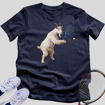 Mountain Goat Playing Tennis T-Shirt