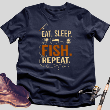 Eat, Sleep, Fish T-Shirt