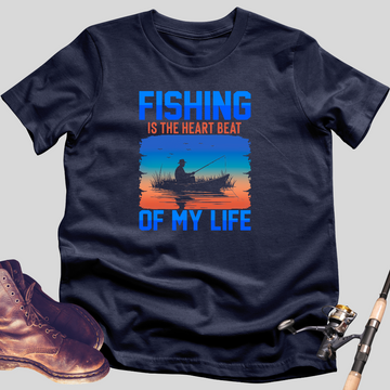 Fishing is the Heartbeat T-Shirt