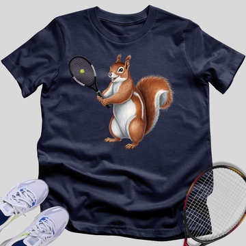 Tennis Squirrel T-Shirt