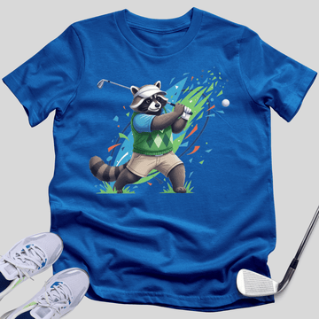 Golf Pro Raccoon T-Shirt