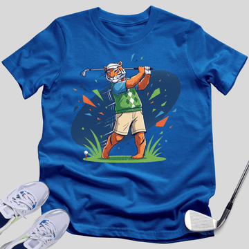 Tiger Golfer T-Shirt