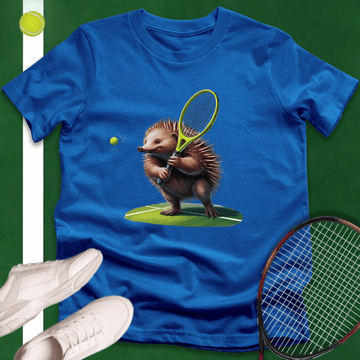 Echidna Tennis Player T-Shirt