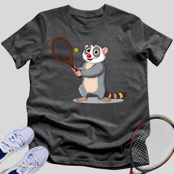 Slow Loris Tennis Player T-Shirt