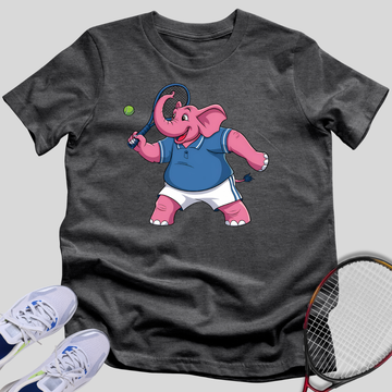 Tennis Elephant Player T-Shirt