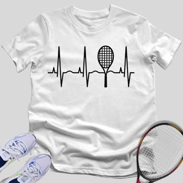 Tennis Heartbeat Tee