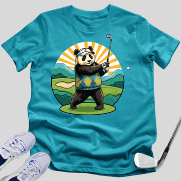Panda Golfer T-Shirt