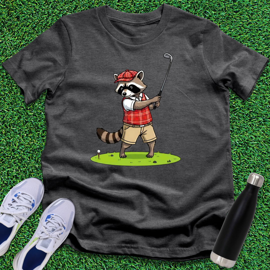Racoon Golfer T-Shirt