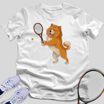 Chow Chow Tennis Player T-Shirt