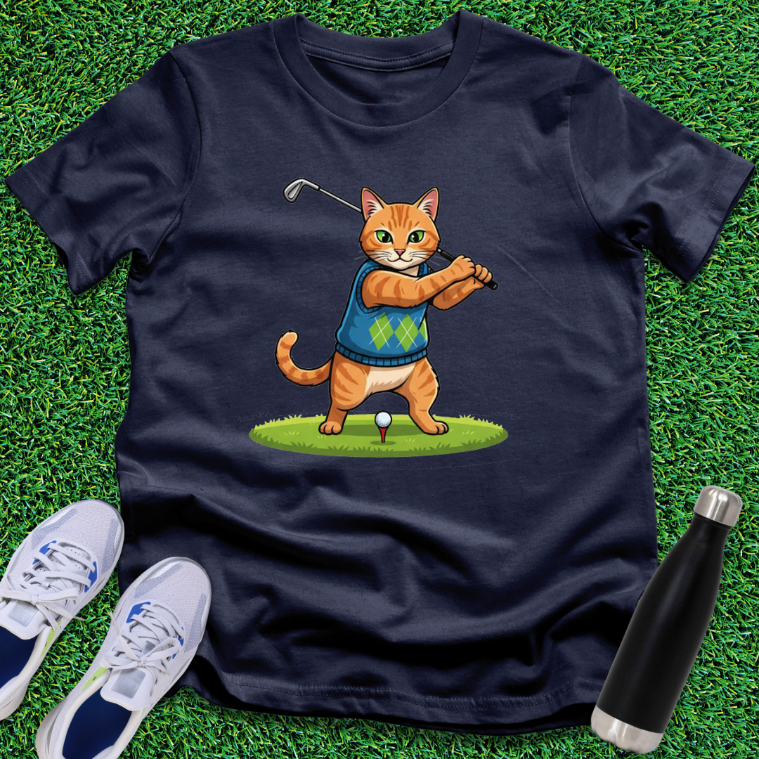 Cat Golfer T-Shirt