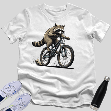 Mountain Rider Racoon T-Shirt